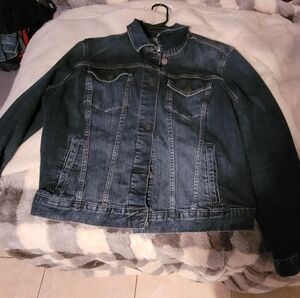 a.n.a Dark Blue Jean Jacket
